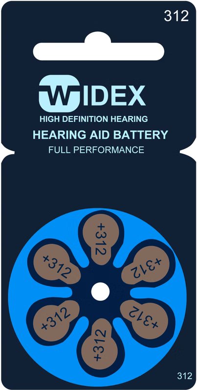 WIDEX Batteri 312