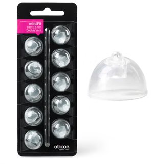 Oticon MiniFit Bas Dome (Dobbelt vent)