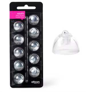 Oticon MiniFit Bas Dome (Dobbelt vent)